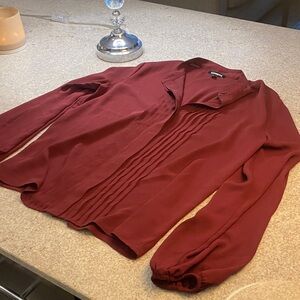 Express Deep Red Top